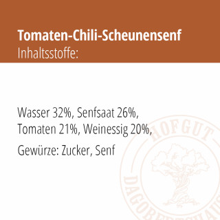 Tomaten-Chili-Scheunensenf Inhaltsangaben
